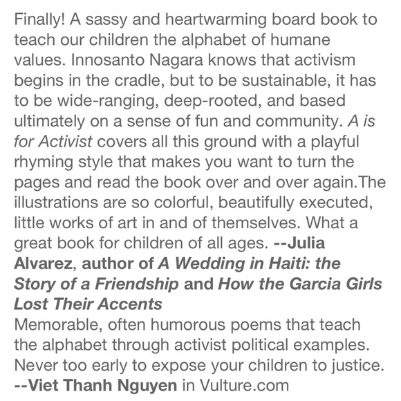 A is for Activist ABC Board Book for Kids - Picture 7 of 11